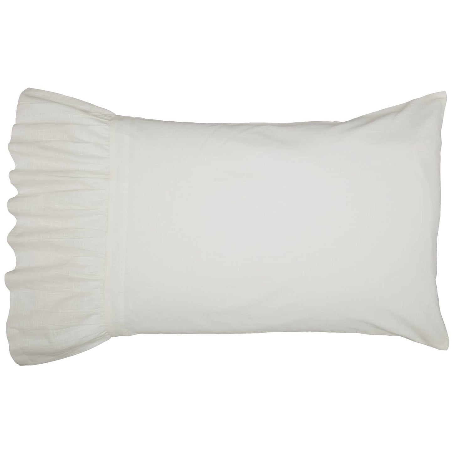 Elizabeth Ruffled Standard Sham Set of 2 27Lx21W+8