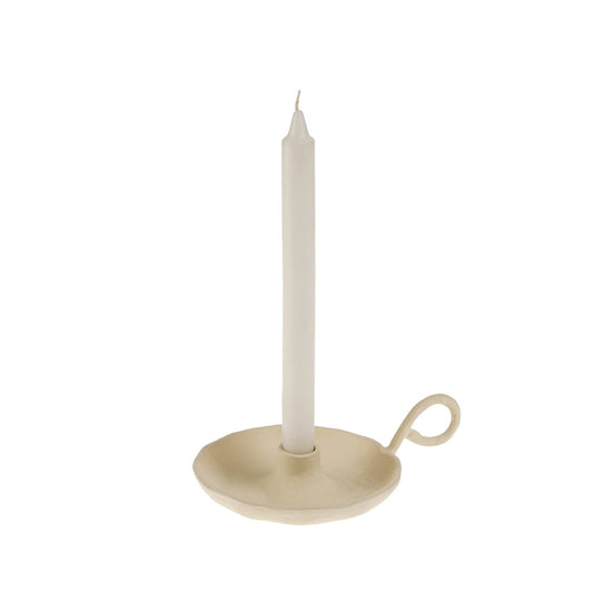 Caribe Candle Holder, Ivory