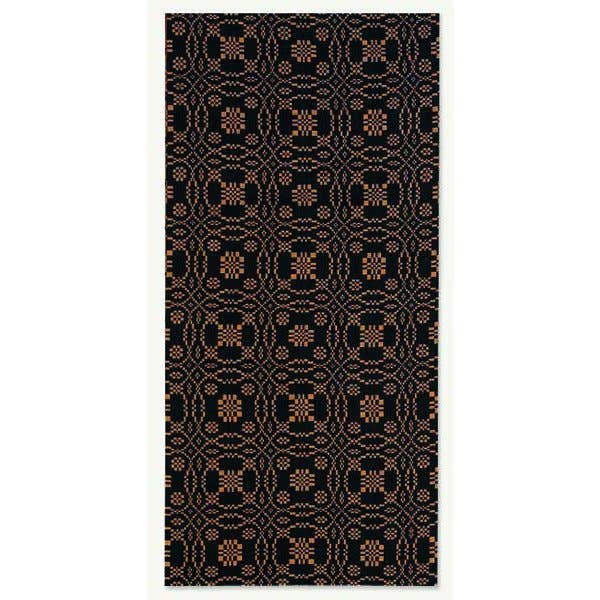 Lover's Knot Jacquard Towel - Black