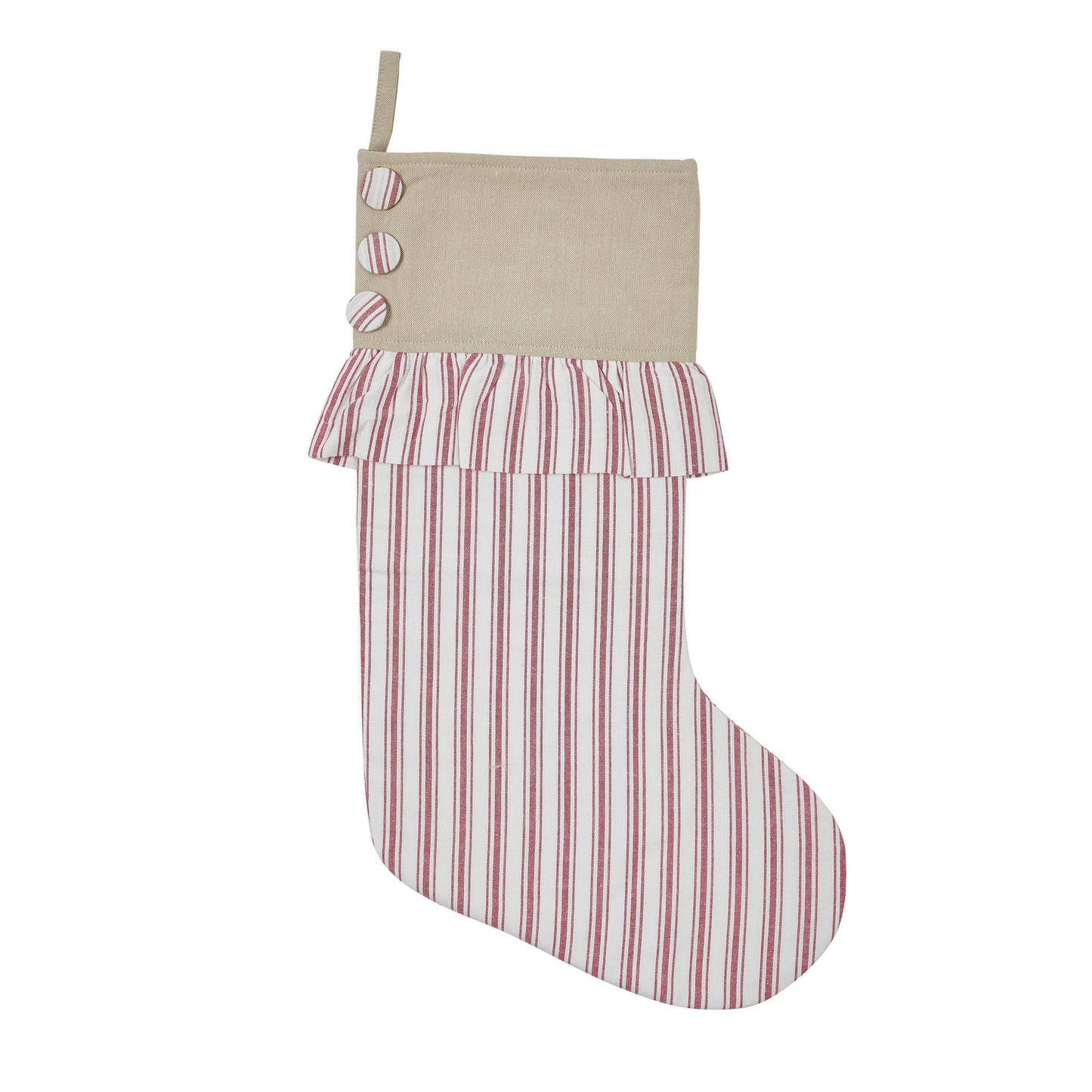 Timeless Ticking Red Stocking 20Lx12W