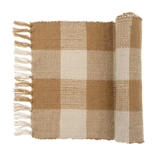 Gingham Table Runner, Sienna