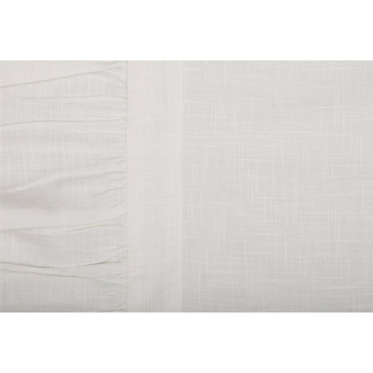 Elizabeth Ruffled King Sham Set of 2 37Lx21W+8