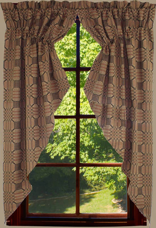 Trenton Jacquard Gathered Swag 72x63
