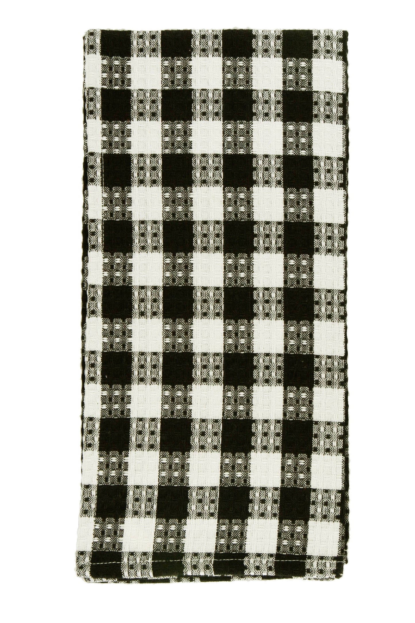 Buffalo Check Tea Towels - Black