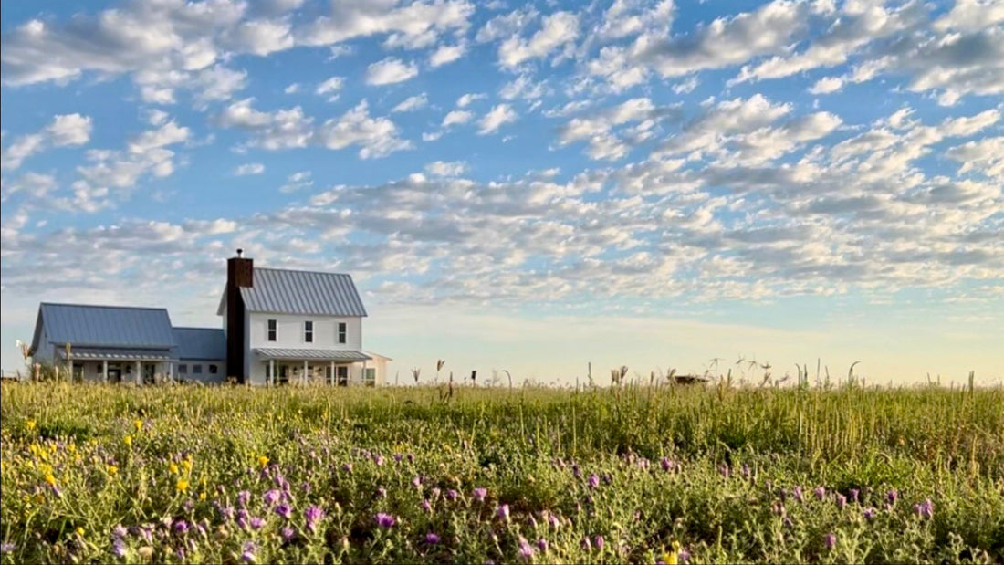 Then and Now | From The Beginning Of Our Prairie Farmhouse Build
