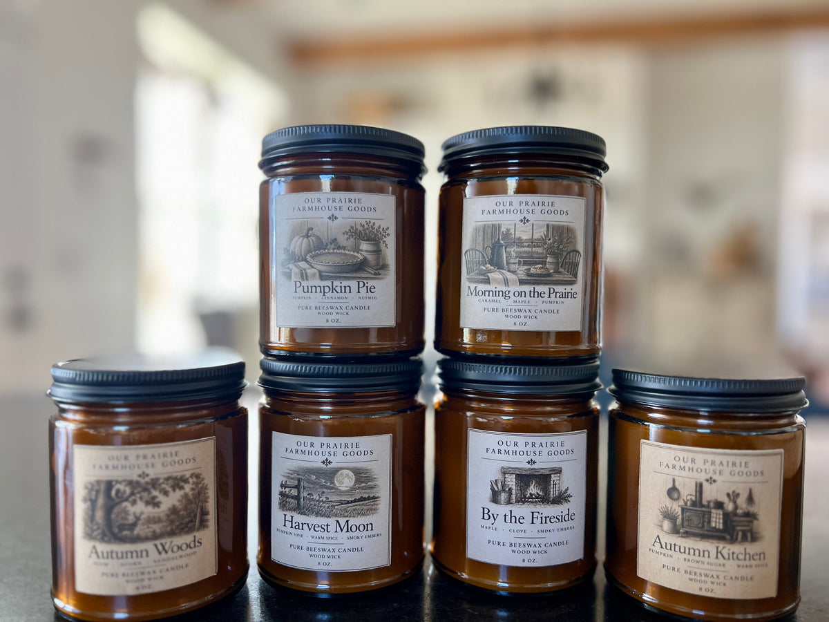 The Prairie Candle Collection-Beeswax Candles