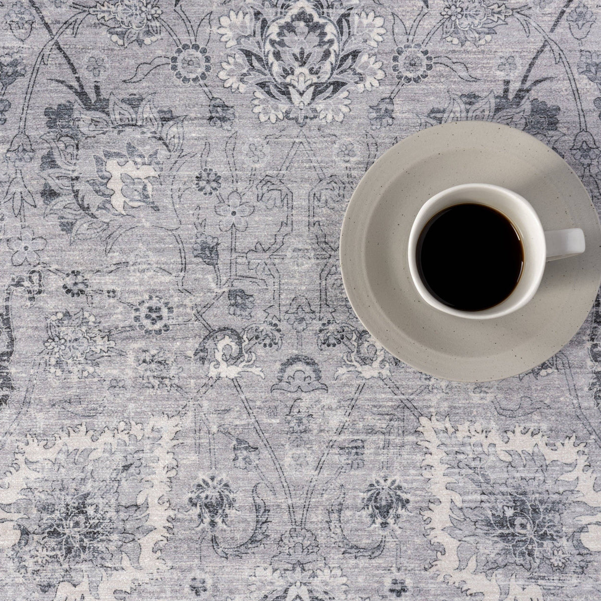 Bayberry Spill Proof Vintage Machine Washable Area Rug