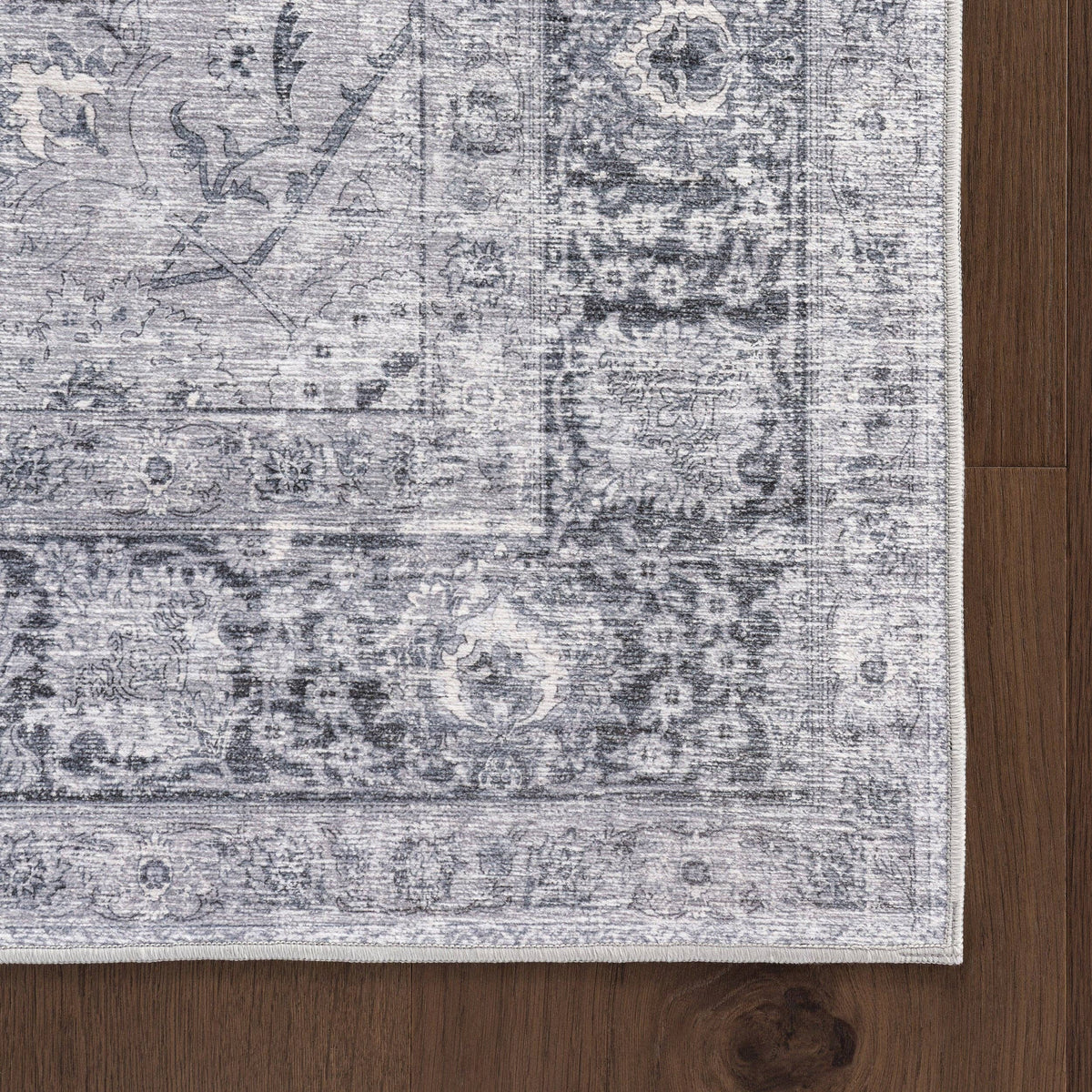 Bayberry Spill Proof Vintage Machine Washable Area Rug