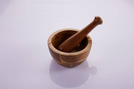Acacia Wood - Mortar & Pestle