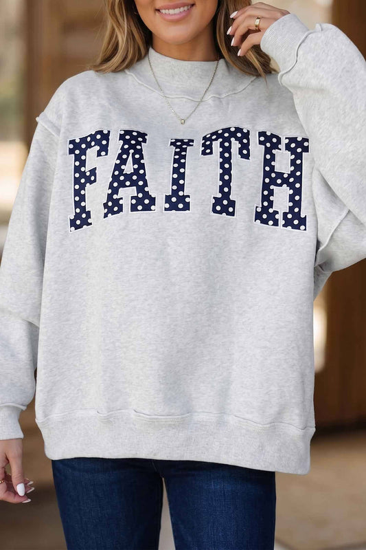 Polka Dot Faith Sweatshirt