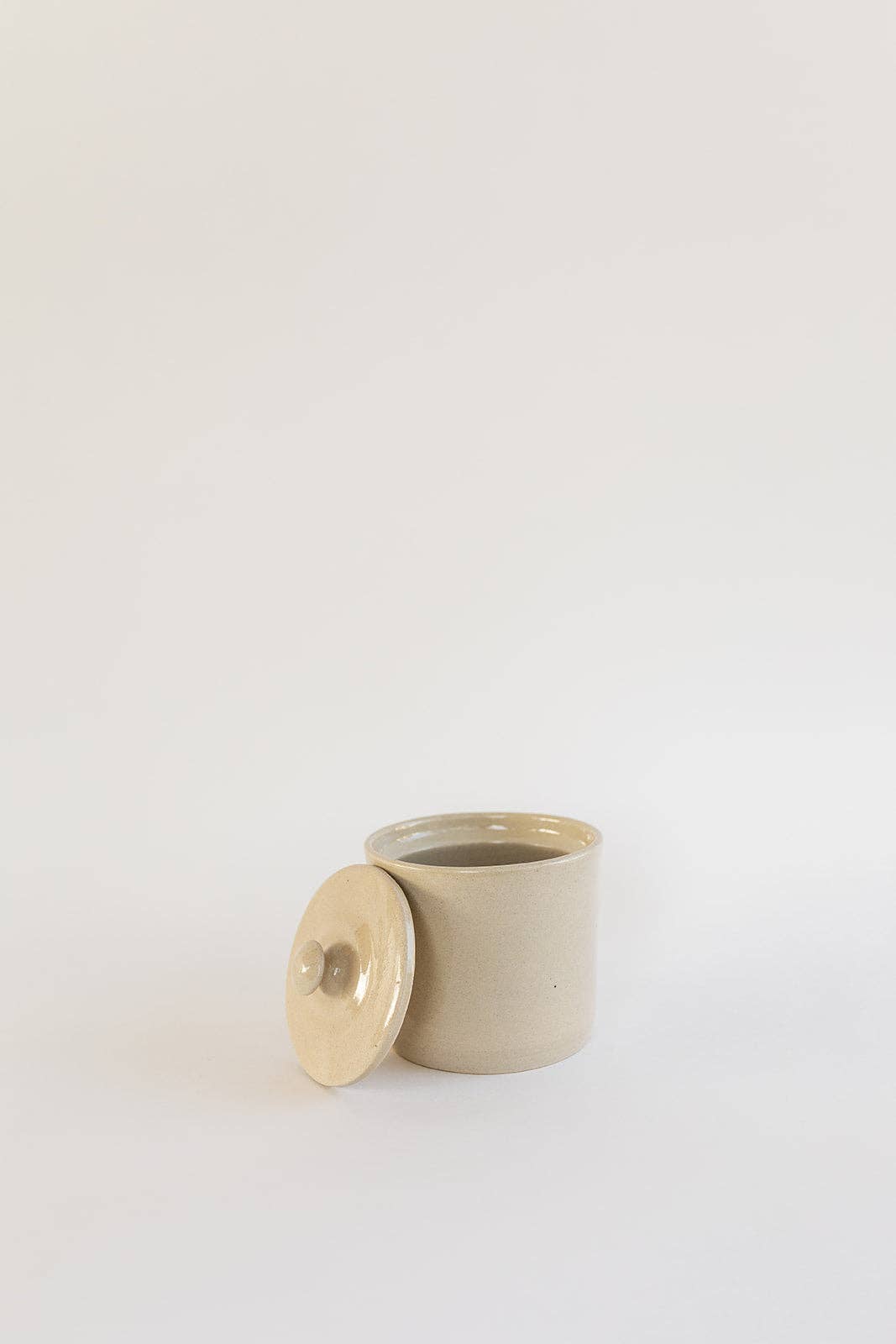 The Stoneware Canister with Lid | Handmade Pottery