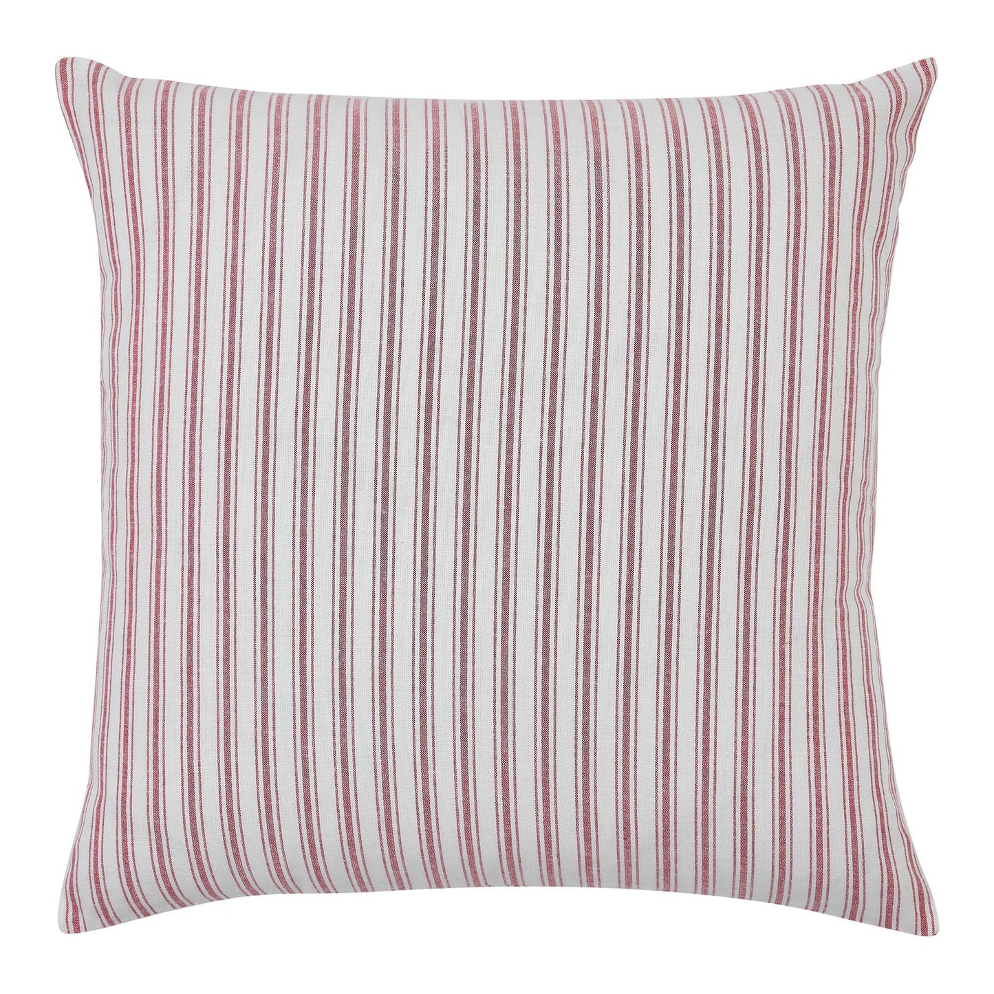 Timeless Ticking Red Button Pillow Cover 20Lx20W