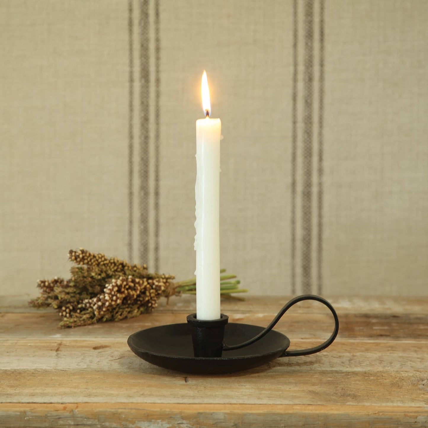 Diedrich Taper Holder – Antique Black Cast Iron