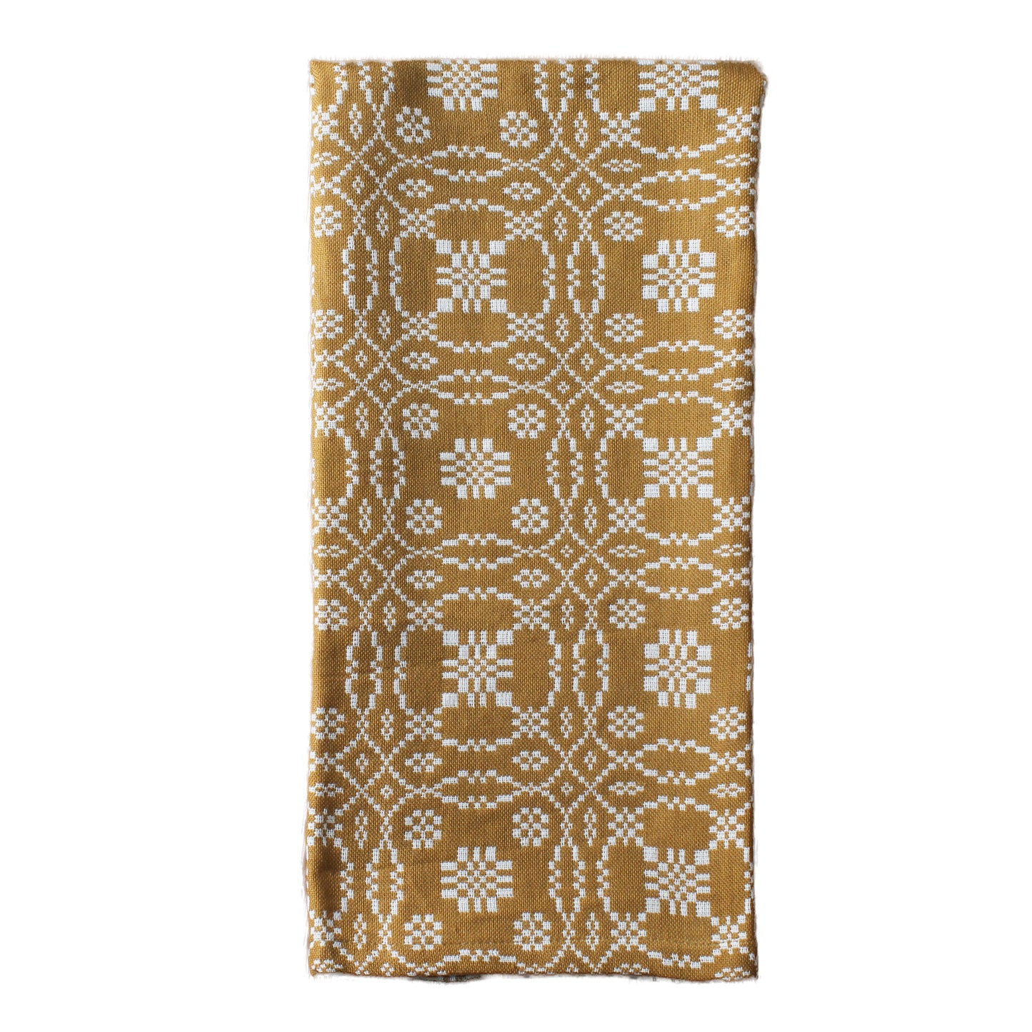 Lover's Knot Mustard Towel