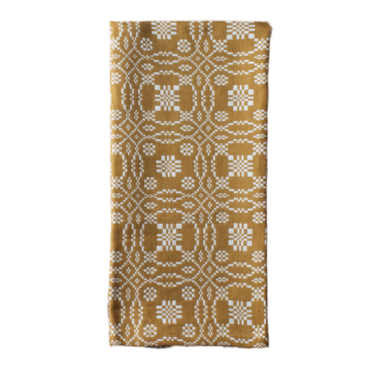 Lover's Knot Mustard Towel