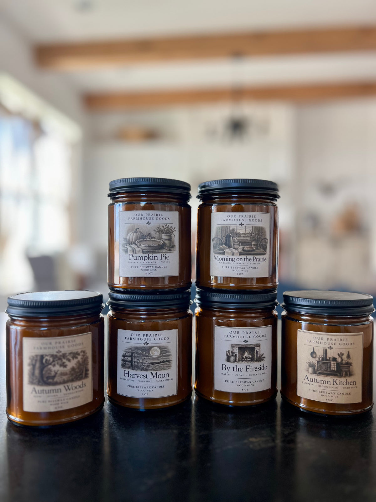 The Prairie Candle Collection - Pure Beeswax Candles