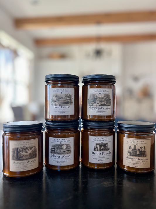 The Prairie Candle Collection - Pure Beeswax Candles