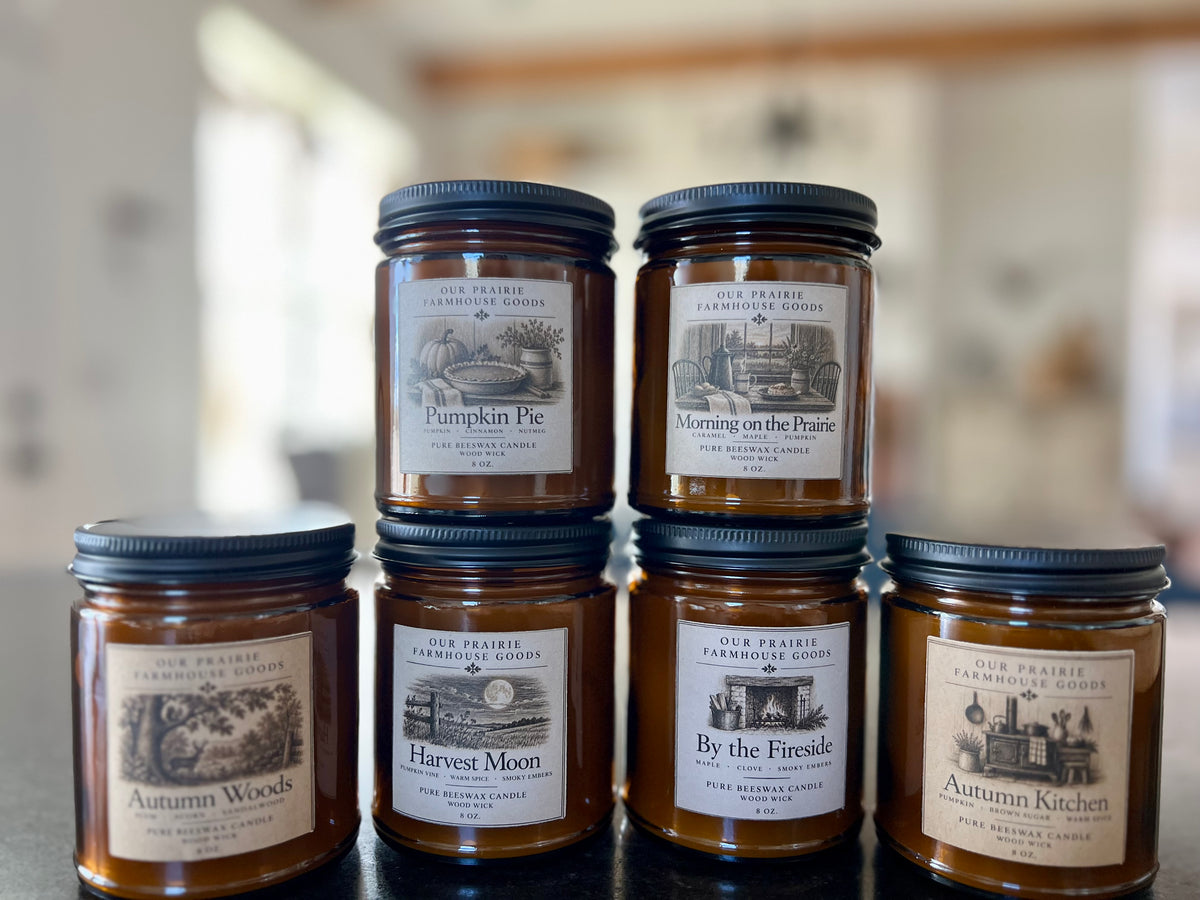 The Prairie Candle Collection - Pure Beeswax Candles