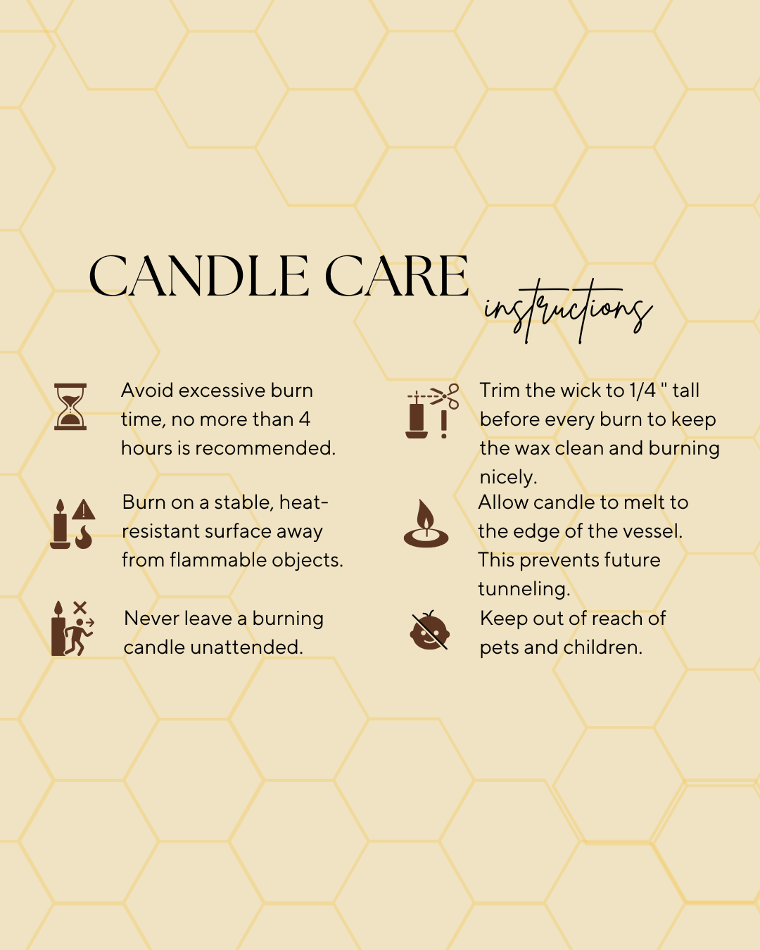 The Prairie Candle Collection - Pure Beeswax Candles