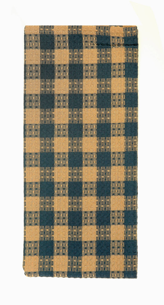 Buffalo Check Tea Towel - Navy