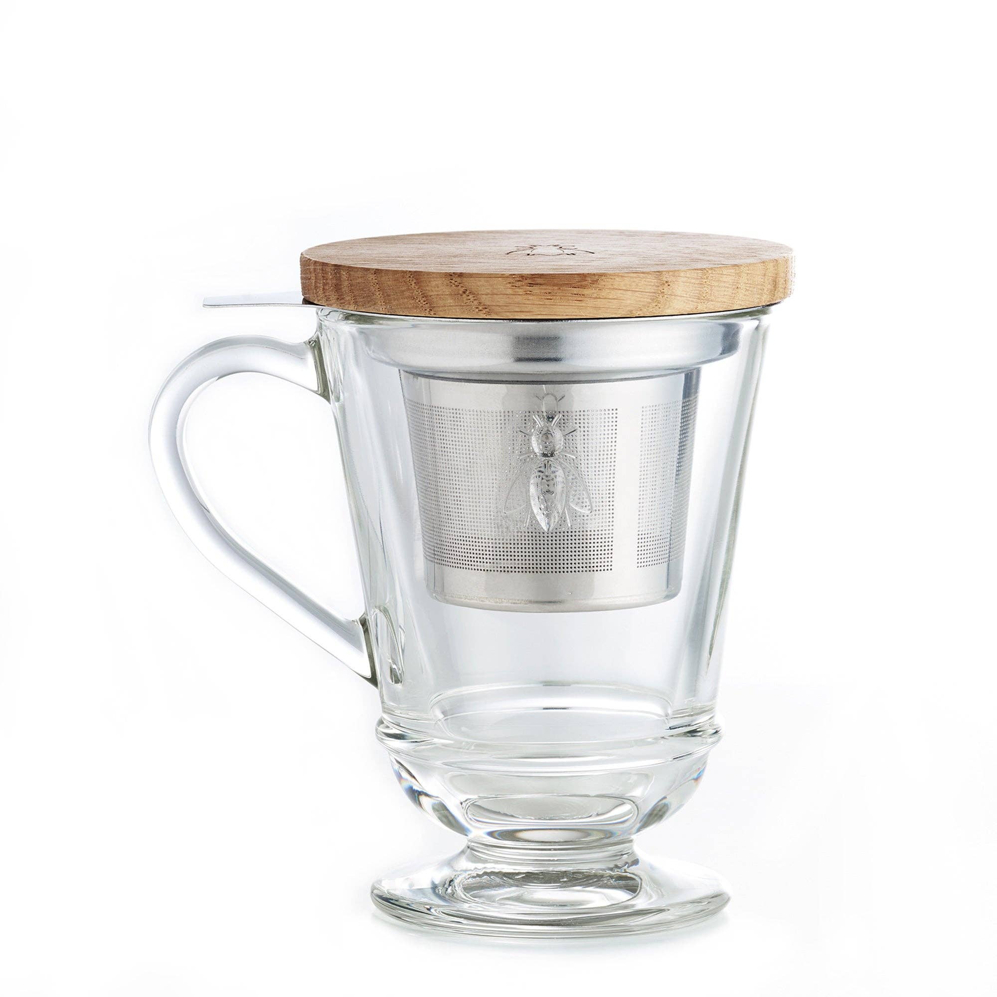 Bee Tea Infuser Mug – Our Prairie Farmhouse Goods